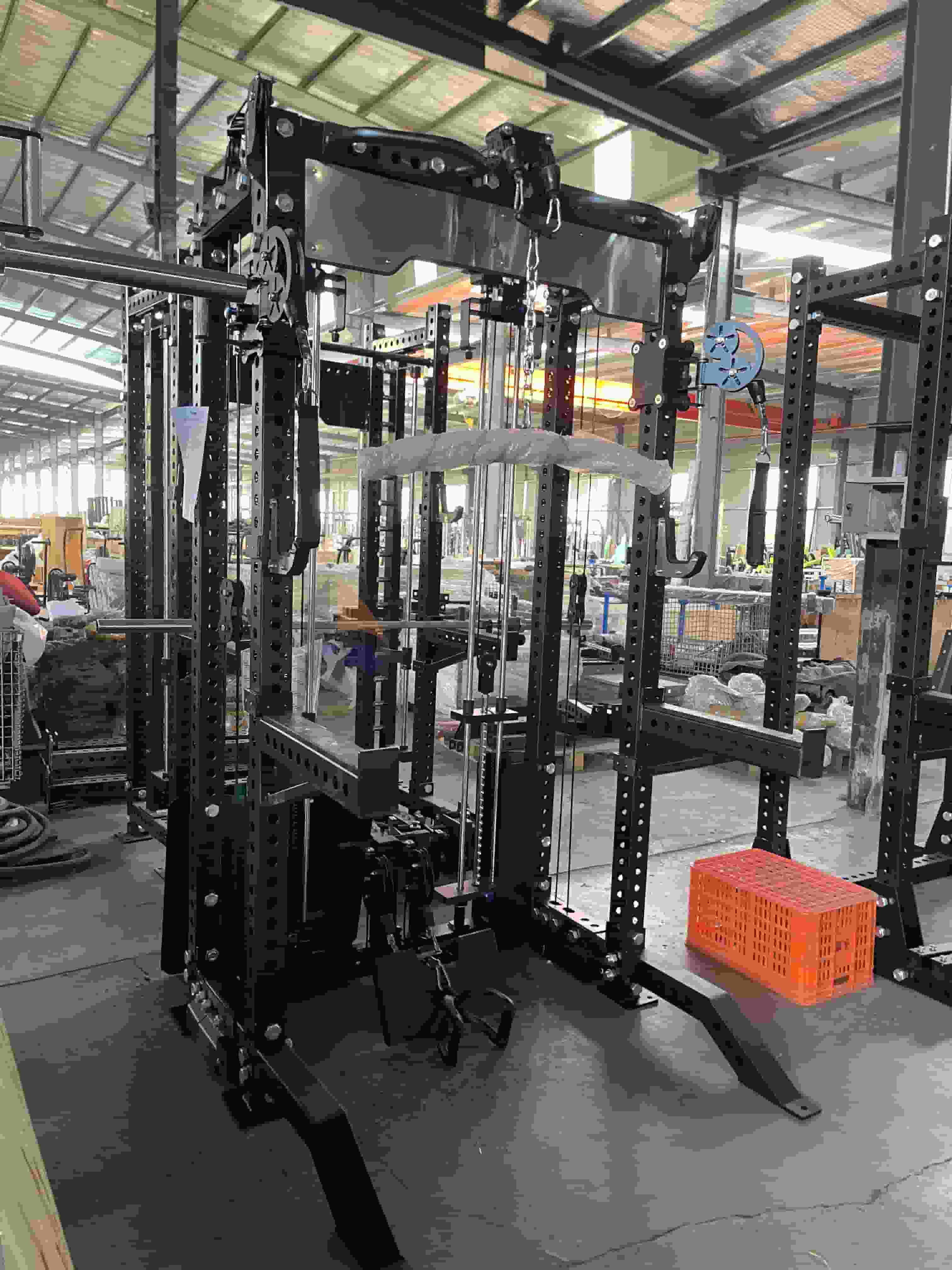 Kommersiellt Multifunktionellt Power Rack