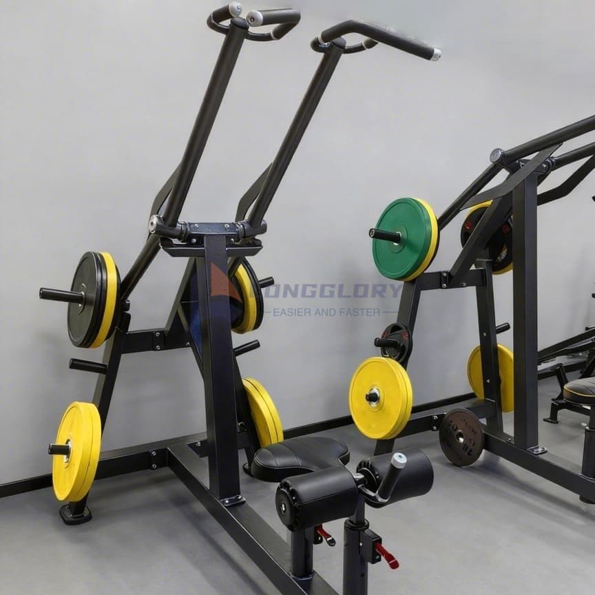 Konvergent lat pulldown -maskin
