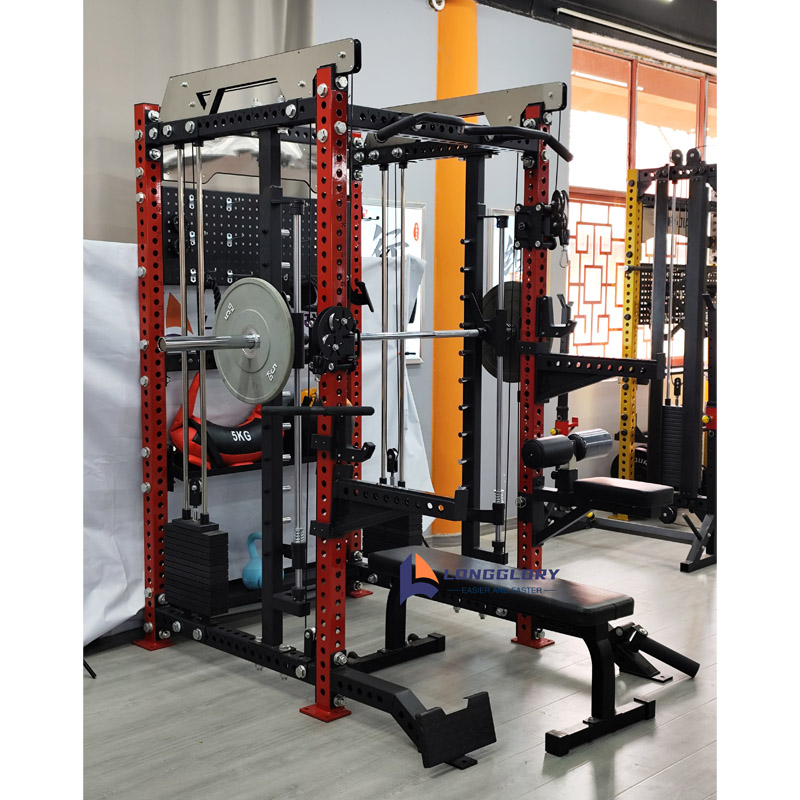 Multifunktionell Smith Machine Power Rack